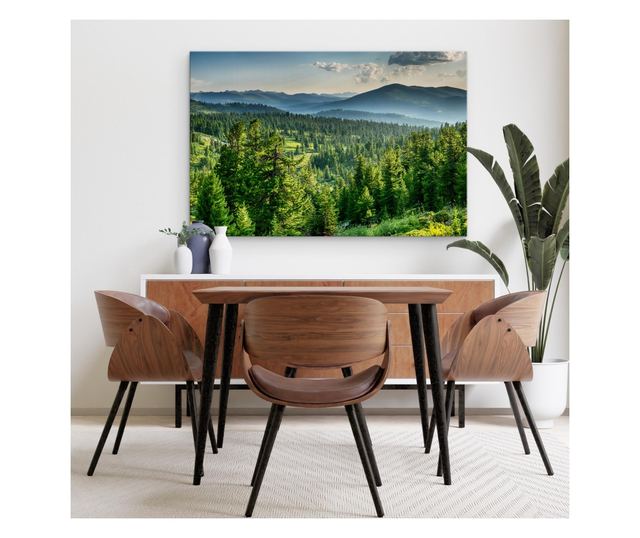 Muralo Vászonkép trópusi erdei táj, fák, nappali étkező dekoráció 90x60
