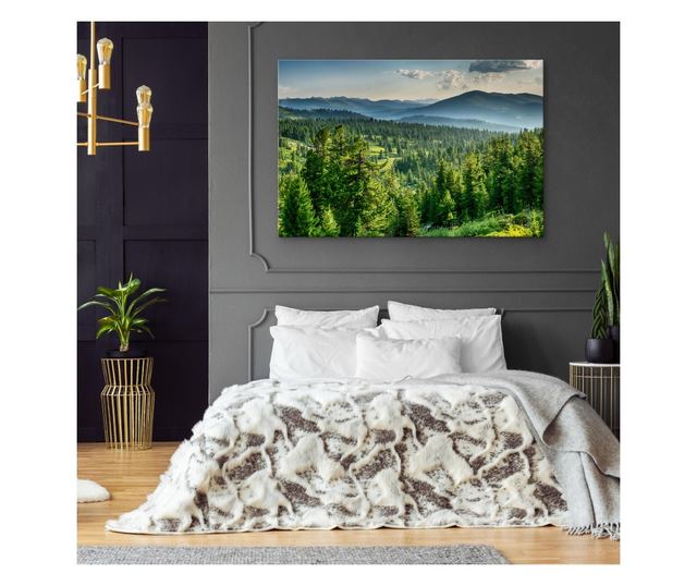 Muralo Vászonkép trópusi erdei táj, fák, nappali étkező dekoráció 90x60