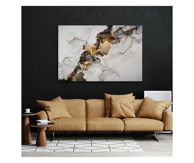 Obraz styl Glamour Nowoczesny wzór marmuru  40x30