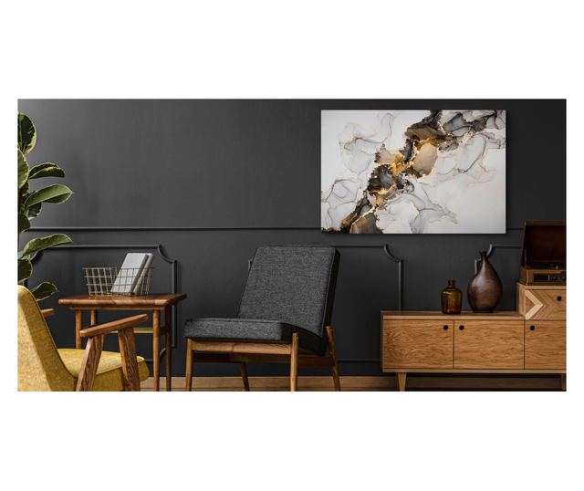 Obraz styl Glamour Nowoczesny wzór marmuru  40x30