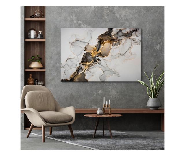 Obraz styl Glamour Nowoczesny wzór marmuru  40x30