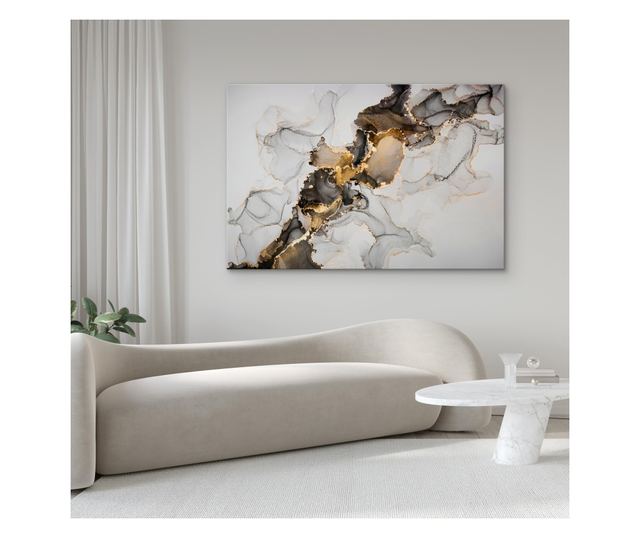 Obraz styl Glamour Nowoczesny wzór marmuru  40x30