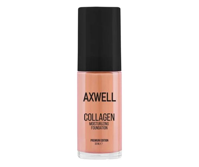 SkinPerfection Axwell by Verilaria Premium Edition hidratáló alapozó, kollagén, No .3 - Sötét, 30ml
