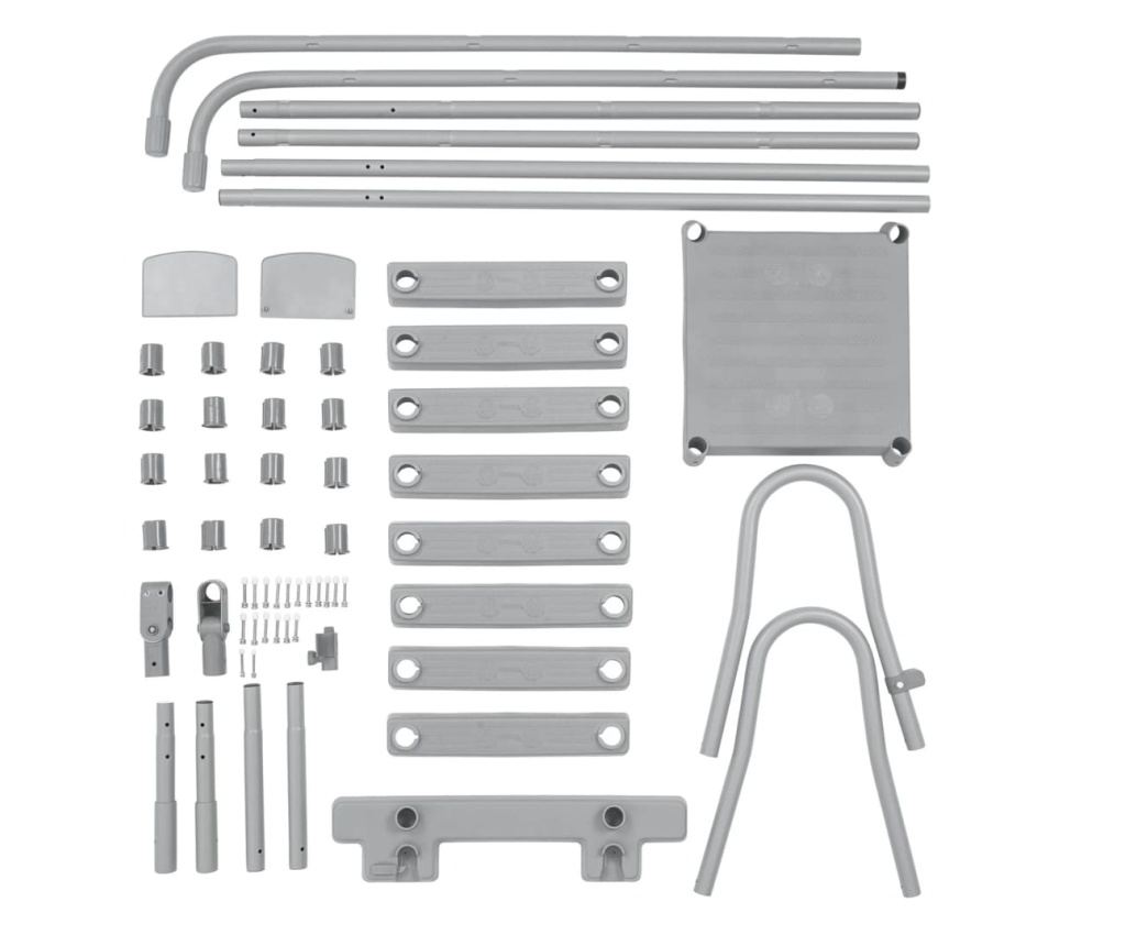 Flowclear 4 fokos biztonsági medencelétra 132 cm - 7