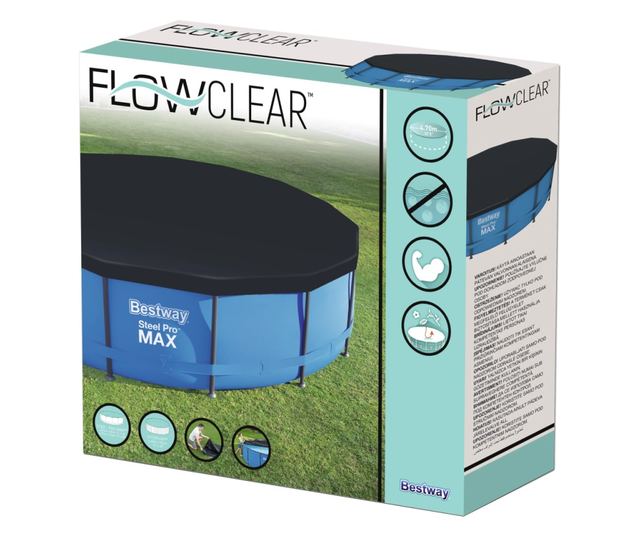 Flowclear medencetakaró 457 cm