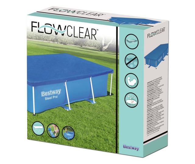 Покривало за басейн Flowclear, 259x170 см
