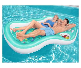Двоен надуваем дюшек Double Designer Lounge 224x174 см