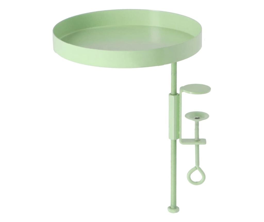 Esschert Design Növénytartó csipesssel, Kerek Zöld, M - 2