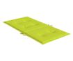 Градински възглавници за сядане, 2 бр., Ярко зелени, 100x50x3 см