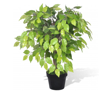 Ficus pitic artificial cu ghiveci, 60 cm