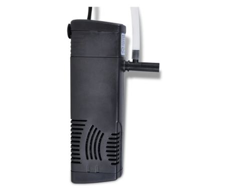 Pompă cu filtru pentru acvariu cu carbon activ, 300L/h