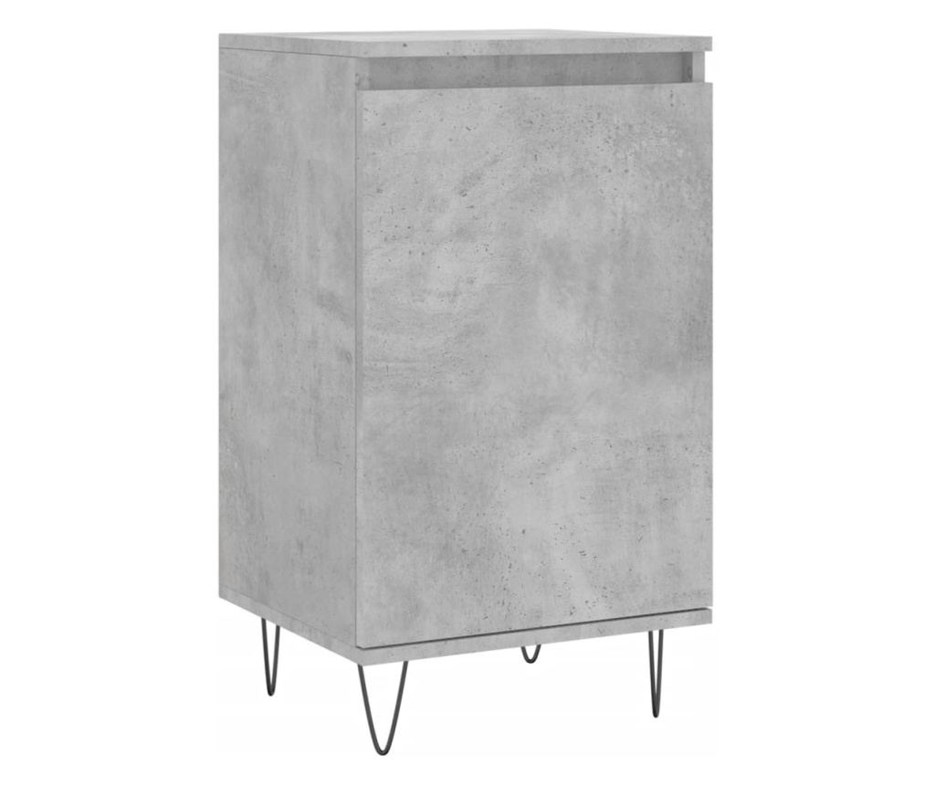 Ormarić, 2 kom, betonsko siva, 40x35x70 cm, konstruirano drvo - 5