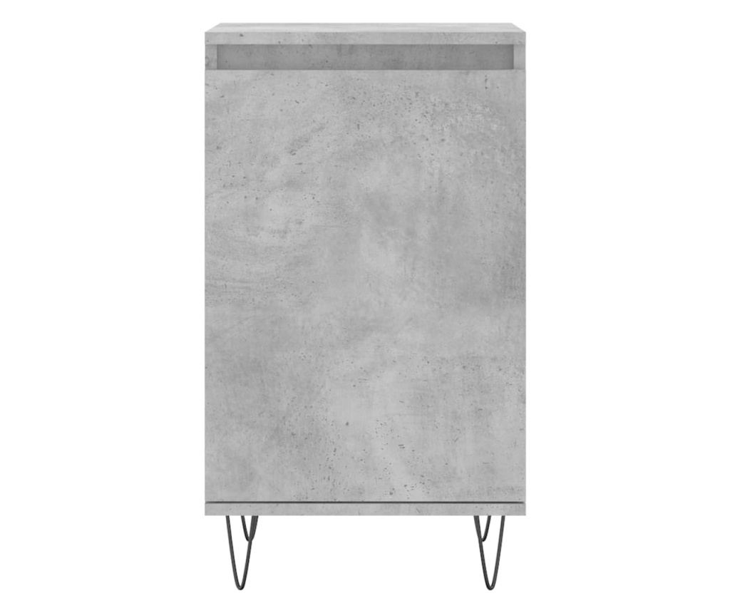 Ormarić, 2 kom, betonsko siva, 40x35x70 cm, konstruirano drvo - 6