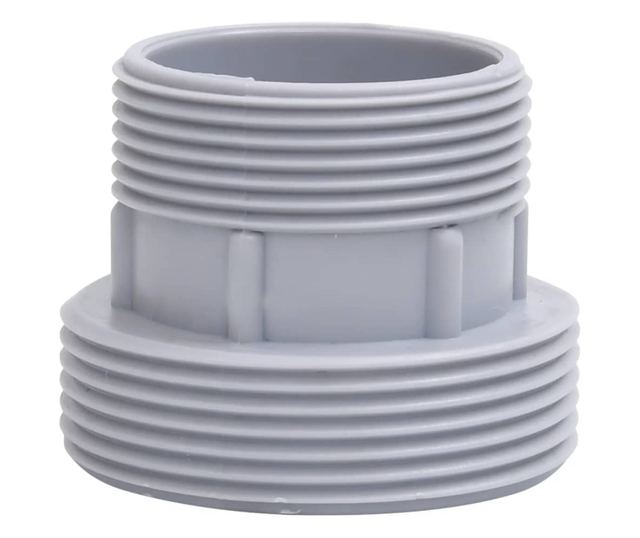 2 db műanyag medencetömlő-csatlakozó