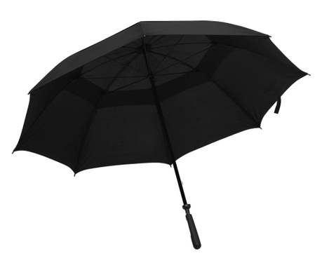 Umbrelă, negru, 130 cm