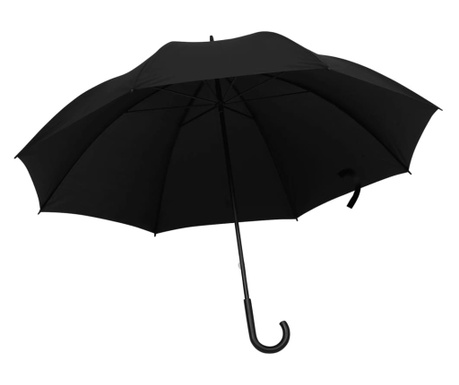 Umbrelă, negru, 130 cm