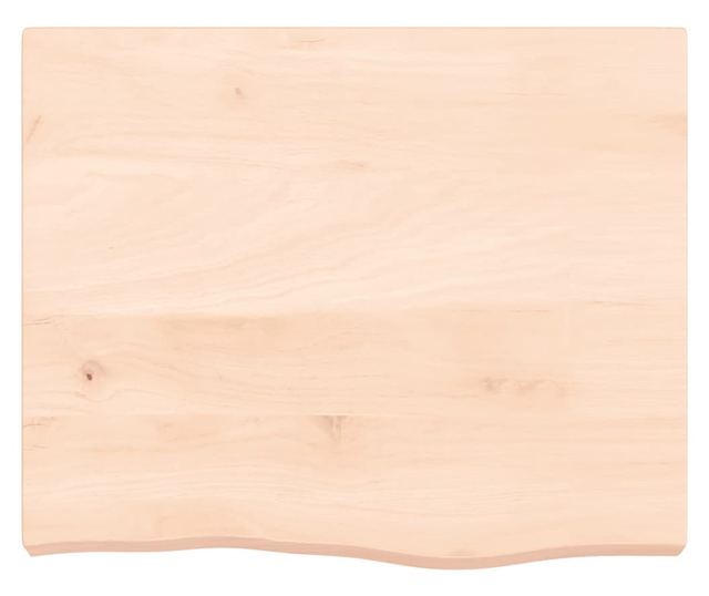 Falra szerelhet polc, 60x50x6 cm, kezeletlen tmr tlgyfa