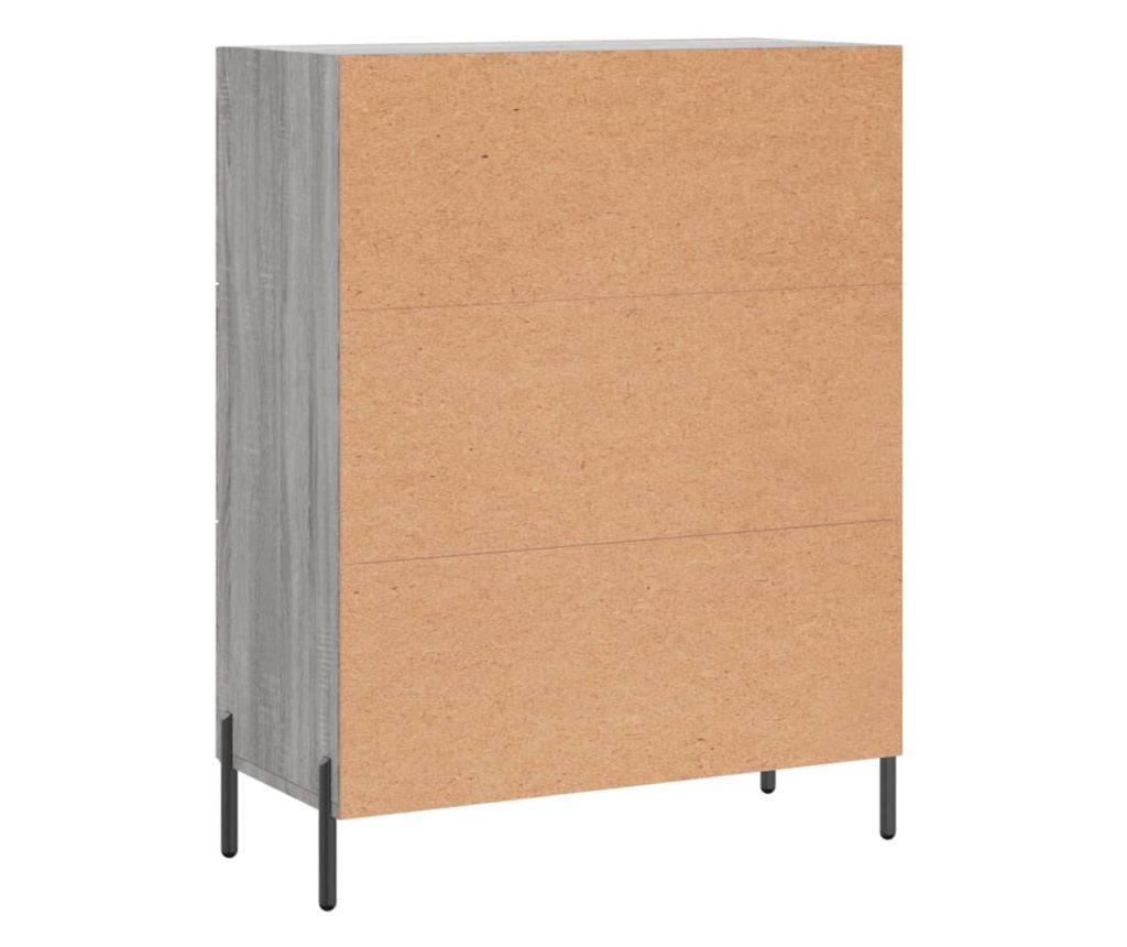 Siva sonoma komoda, 69,5x34x90 cm, kompozitno drvo - 8