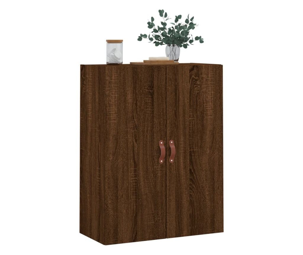 Zidni ormar, smeđi hrast, 69,5x34x90 cm - 4