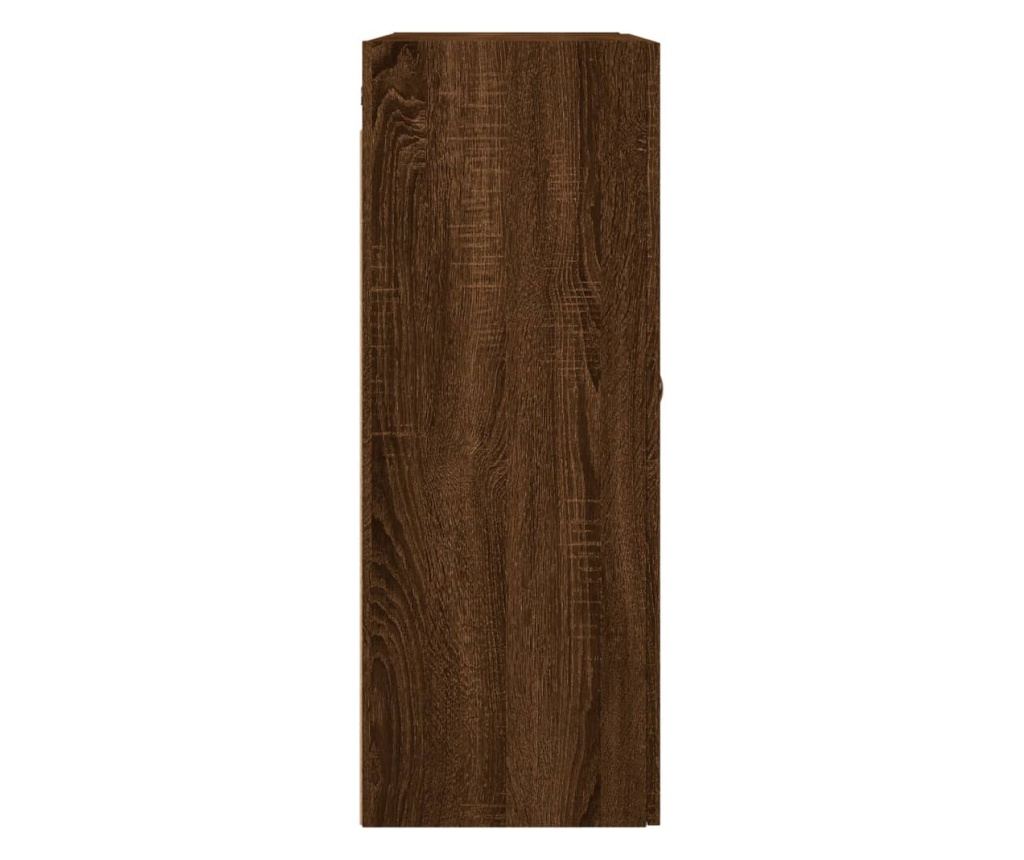 Zidni ormar, smeđi hrast, 69,5x34x90 cm - 8