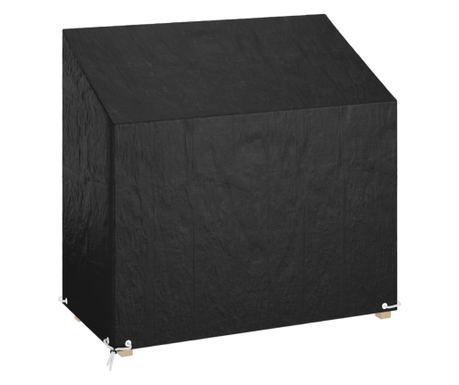 Poťah na záhradnú stoličku, 8 priechodiek, 130x70x70/88 cm, polyetylén