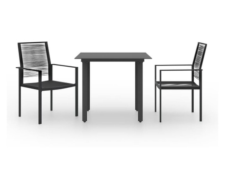 Set mobilier de grădină, 3 piese