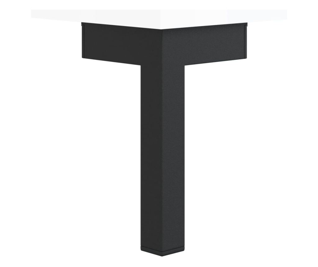 Kredenca, bijela visokog sjaja, 100x36x60 cm, kompozitno drvo - 11