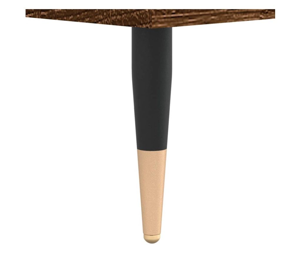 Setovi, 2 kom., smeđi hrast, obrađeno drvo - 9