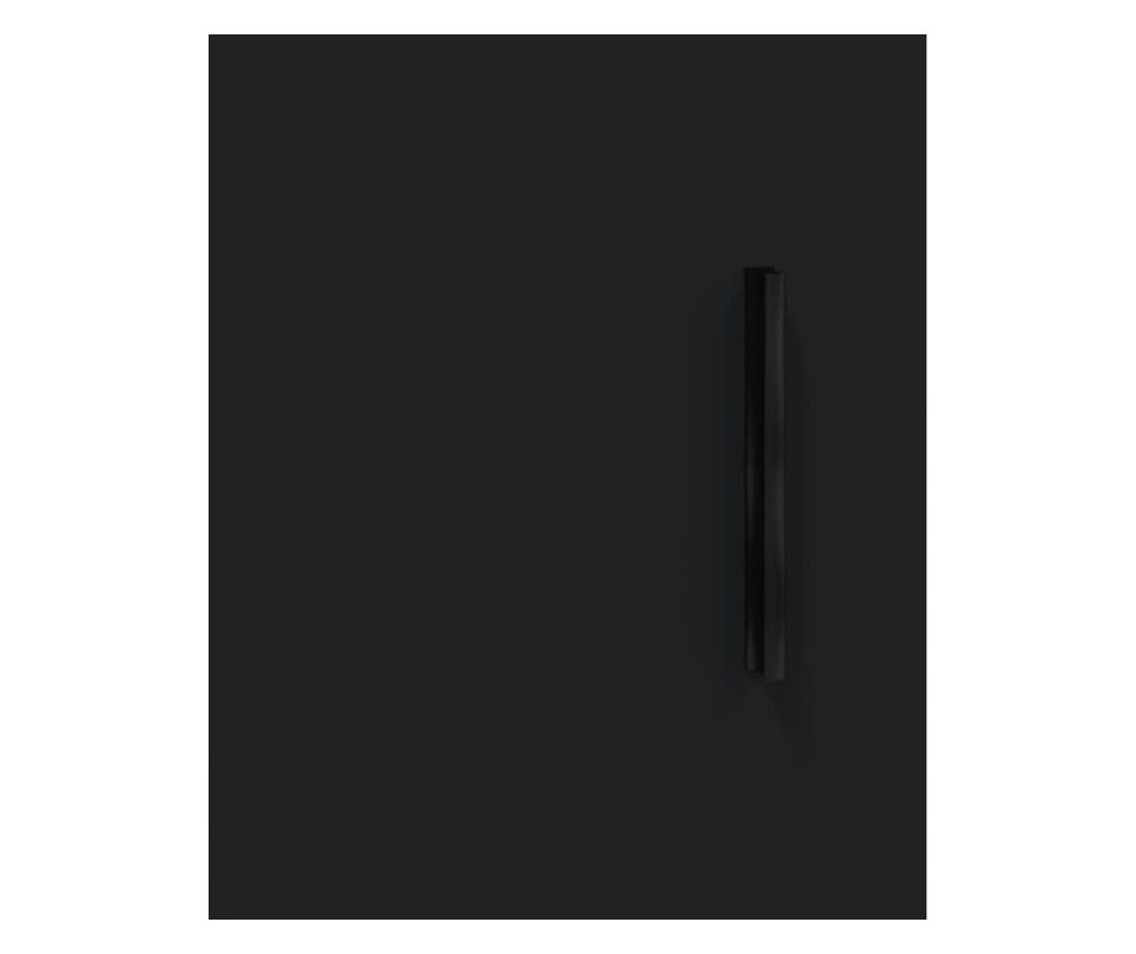 Zidni ormarić, crni, 69,5x34x90 cm - 10