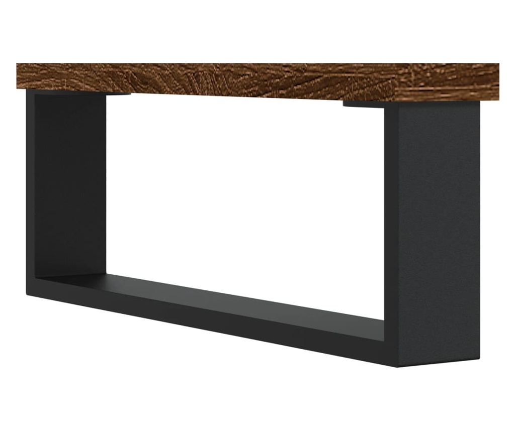 Komoda, smeđi hrast, 90x34x80 cm, kompozitno drvo - 11