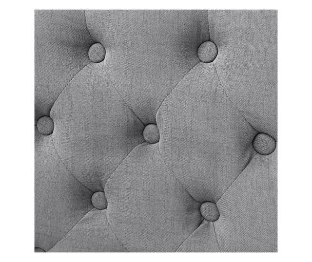 Vrtljivi jedilni stoli, komplet 4, svetlo sivi, blago