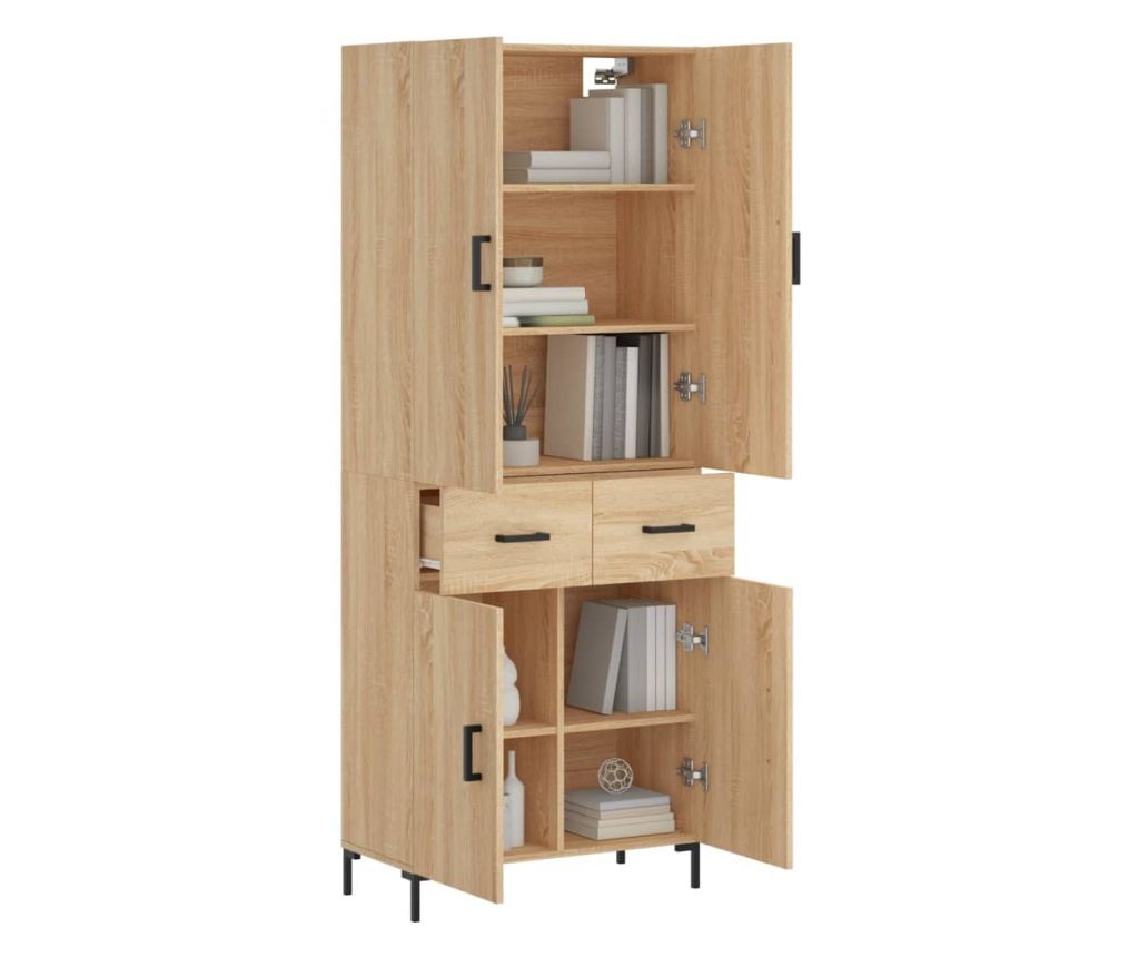 Visoki ormar, sonoma hrast, 69,5x34x180 cm, kompozitno drvo - 3