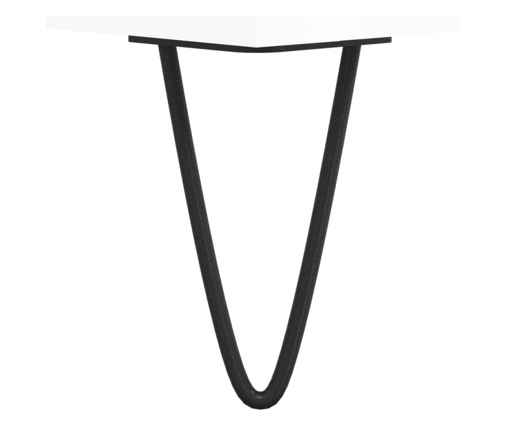 Visoka ormar, bijela visokog sjaja, 69,5x34x180 cm, kompozitno drvo - 12