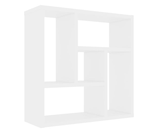 Raft de perete, alb, 45,1 x 16 x 45,1 cm, PAL