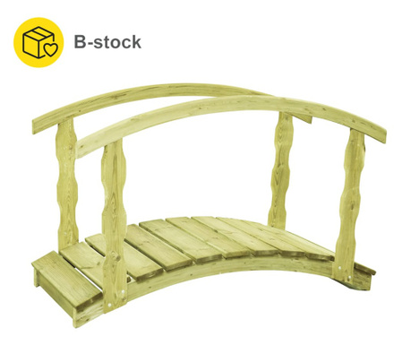 Pod de grădină, 170x74x105 cm, lemn masiv pin tratat, B-Stock