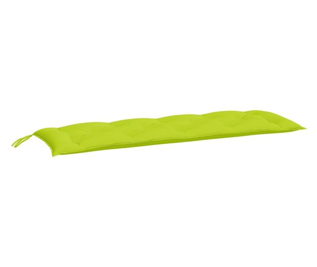 Pernă de bancă, verde aprins, 150x50x7 cm, material oxford