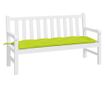 Pernă de bancă, verde aprins, 150x50x7 cm, material oxford