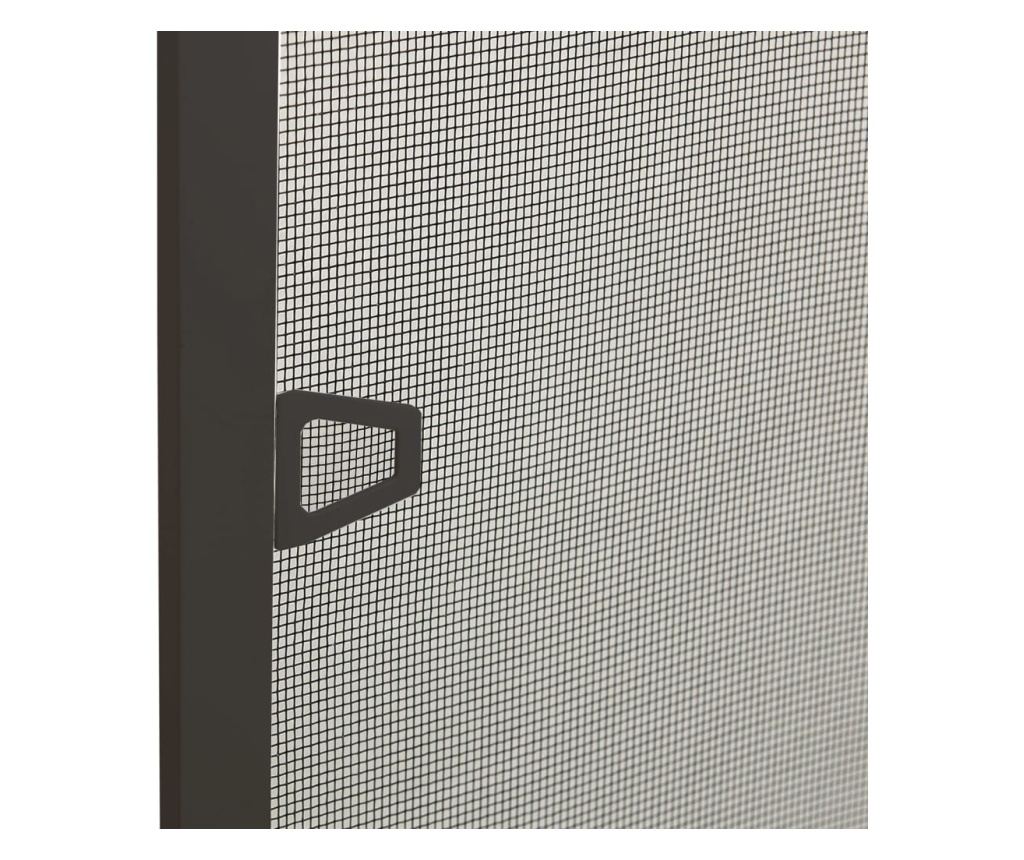 Комарник за прозорци, антрацит, 90x120 см - 5