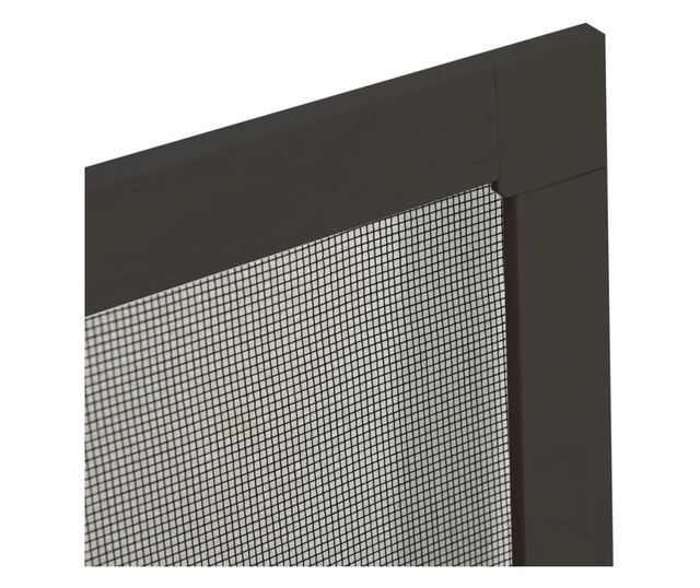 Комарник за прозорци, антрацит, 80x120 см