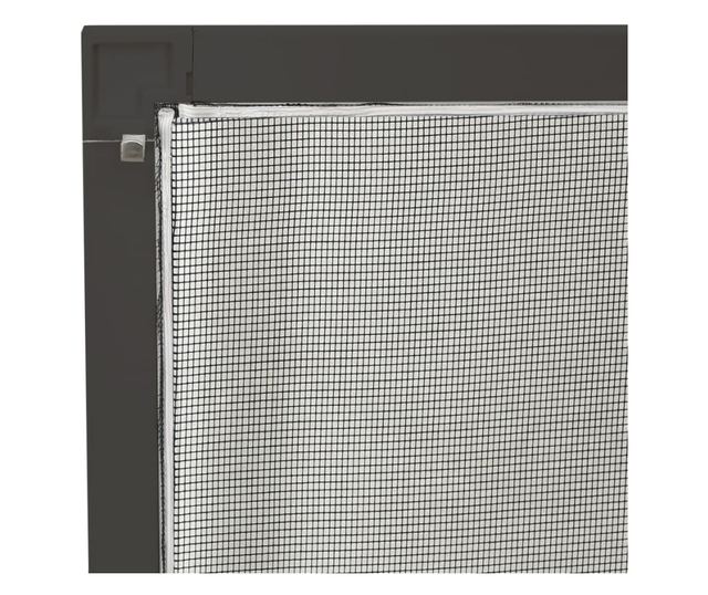 Комарник за прозорци, антрацит, 80x120 см