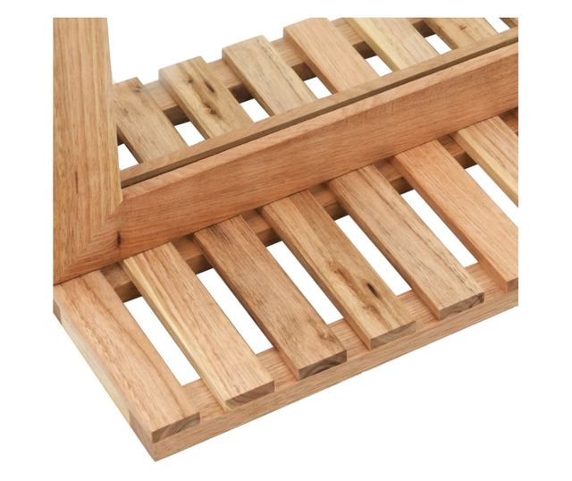 Ντουλάπι Νιπτήρα με Καθρέφτη, από Μασίφ Ξύλο Καρυδιάς