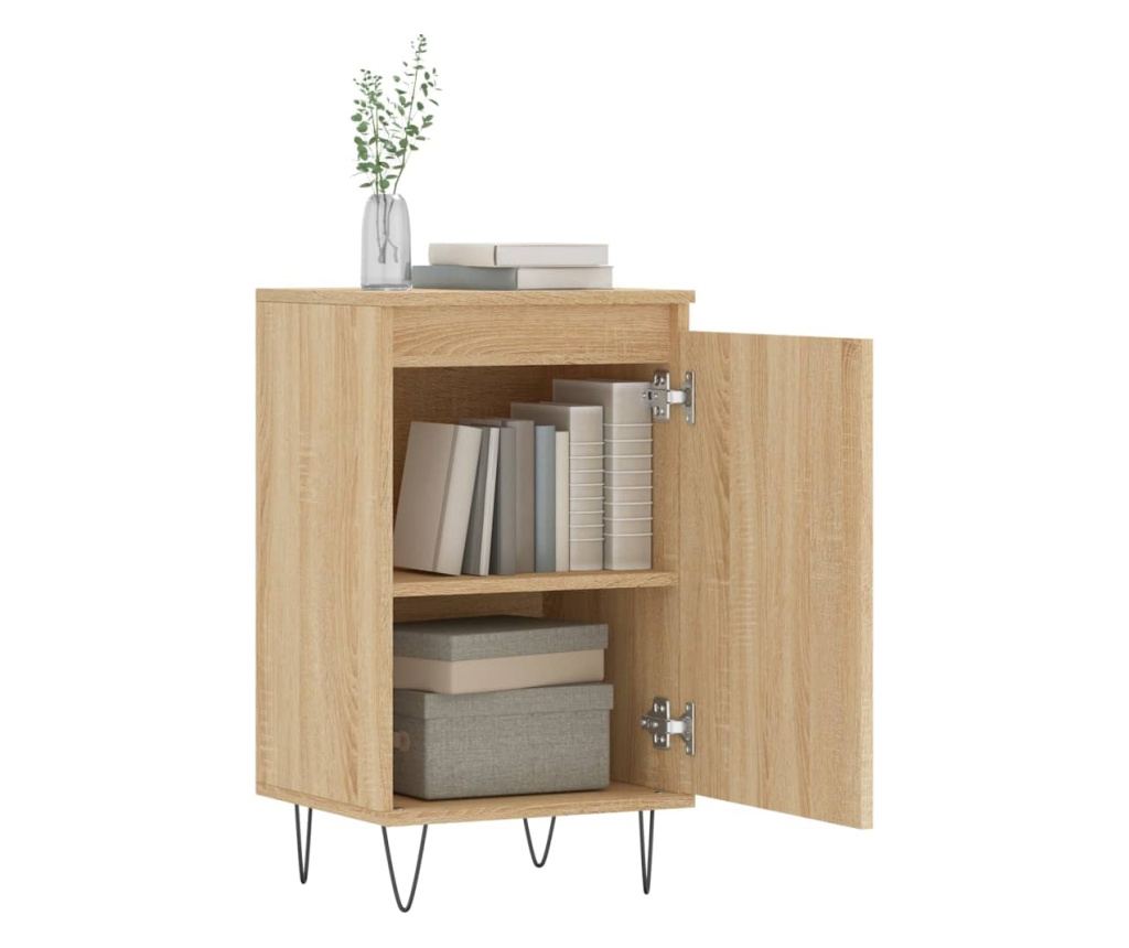 Ormarić, boja hrasta Sonoma, 40x35x70 cm, konstruirano drvo - 4