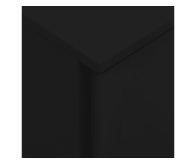 Mobilni ormarić za spise, crni, 39x45x60 cm, čelik