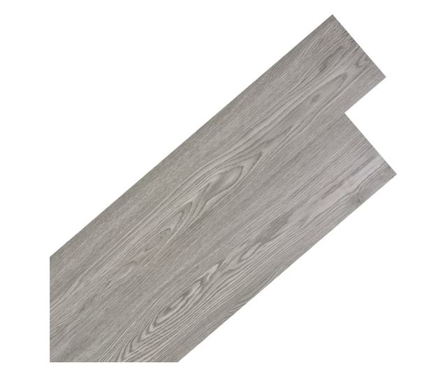 Plăci pardoseală autoadezive, gri închis, 2,51 m², 2 mm, PVC