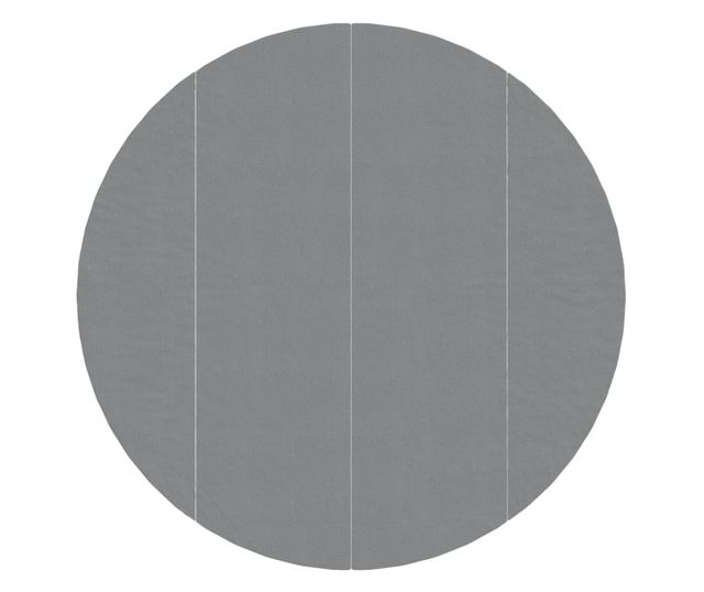 Acoperire geotextil piscină, gri deschis, Ø458 cm, poliester