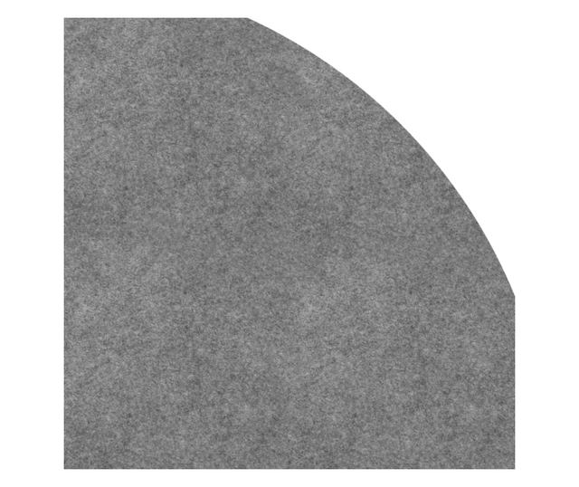 Acoperire geotextil piscină, gri deschis, Ø458 cm, poliester