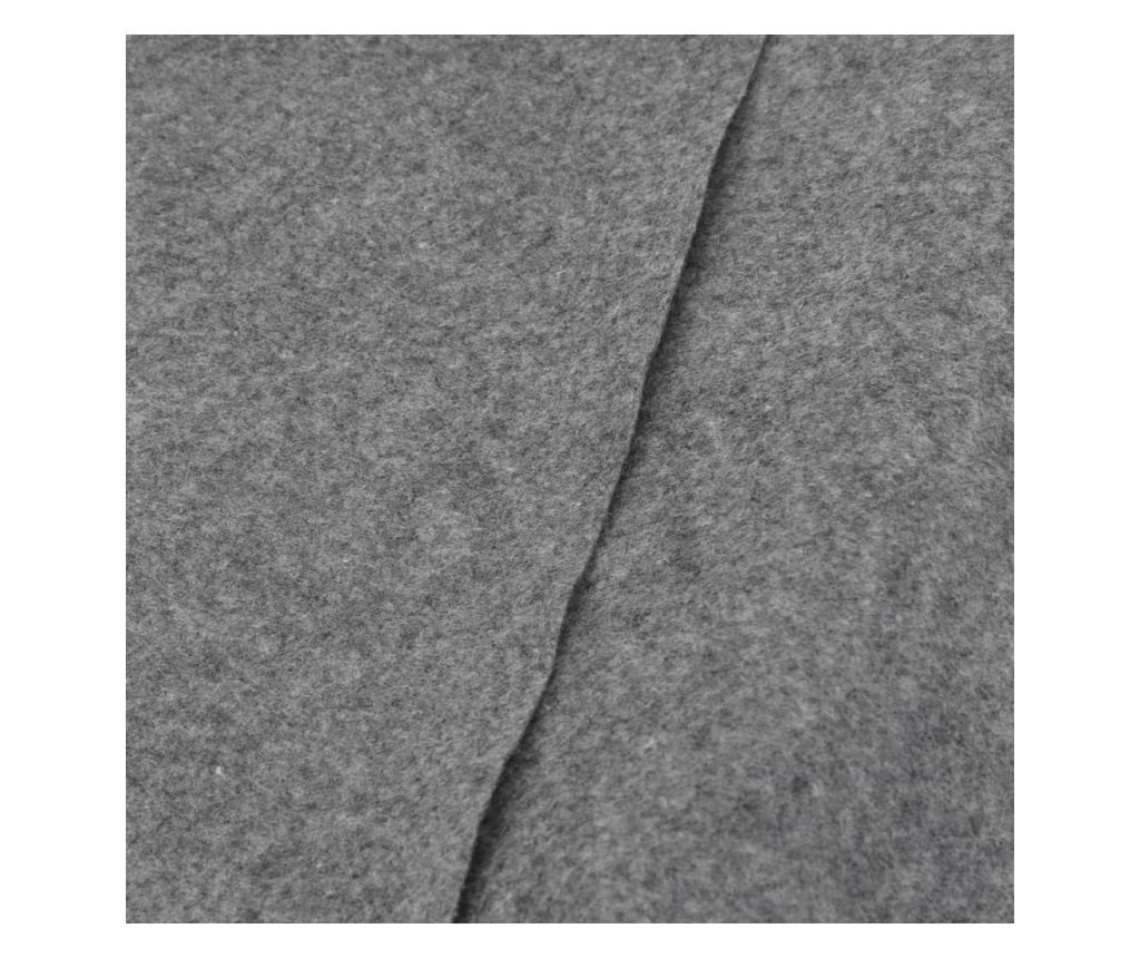 világosszürke poliészter geotextília medencealátét Ø 458 cm - 5