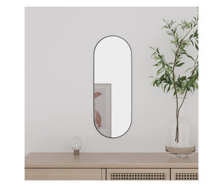 Oglindă de perete, 15x40 cm, oval, sticlă