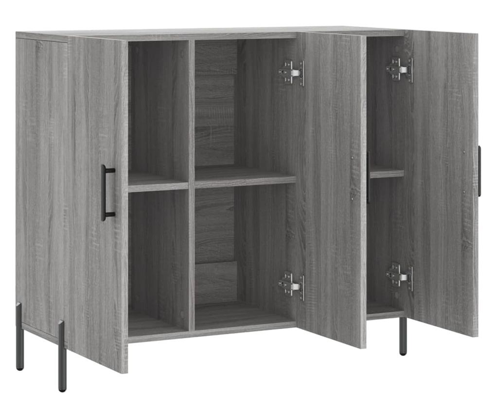 Ormarić, Sonoma siva, 90x34x80 cm, konstruirano drvo - 5