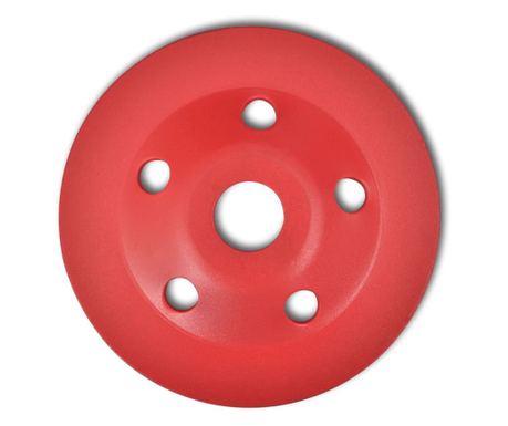 Disc diamantat tip cupă, cu două rânduri, 180 mm